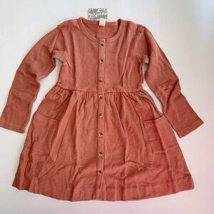 NWT Kate Quinn Organics Girl Thermal Dress 6 years